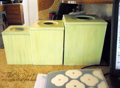Taming counter top clutter with canisters