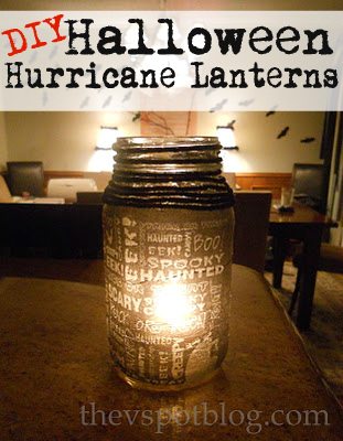 Halloween Hurricane lanterns