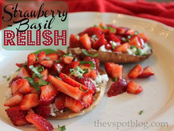 Strawberry Basil Relish