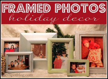 Holiday decorating using your own photos.