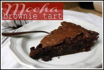 Mocha Brownie Tart – yummy in my tummy.