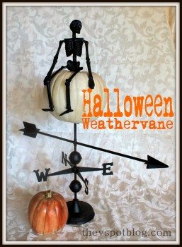 A Halloween Weathervane.