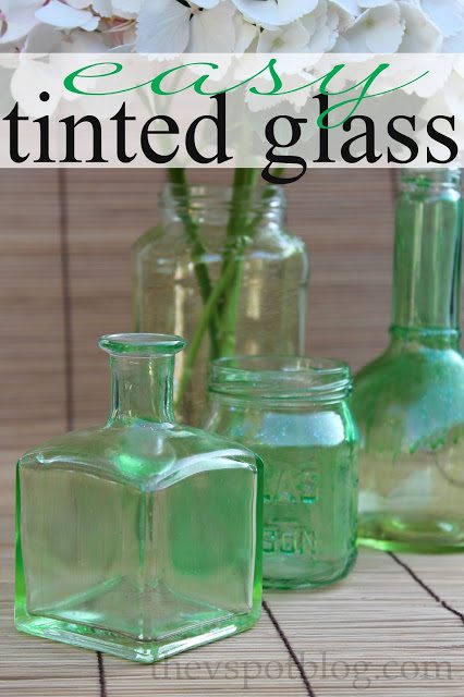 easy tinted glass project