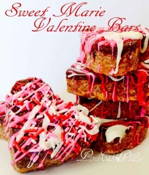 Sweet Marie bars for Valentine’s Day.