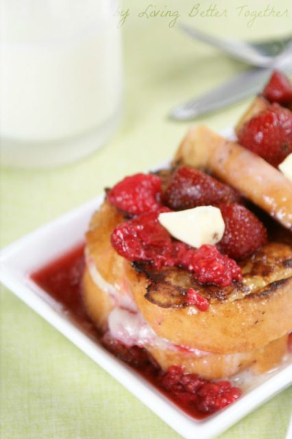 13 - Living Better Together - Honey Berry Stuffed French Toast