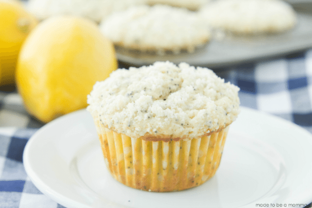 18 - Made to Be a Momma - Lemon Poppyseed Crumb Muffins