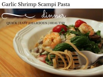 Easy Garlic Shrimp Scampi Pasta