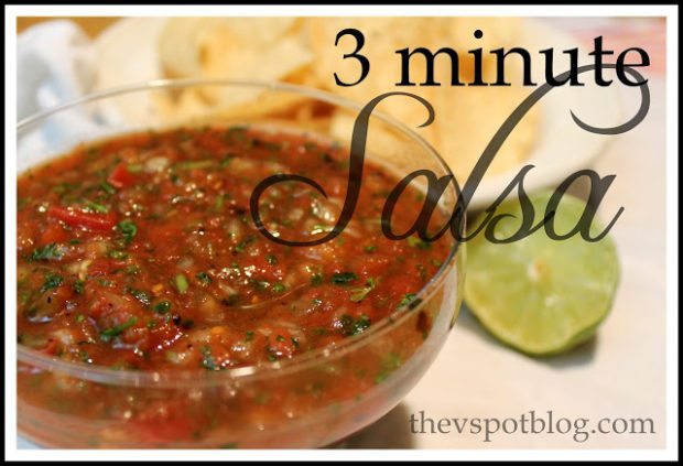 Easy homemade salsa in 3 minutes