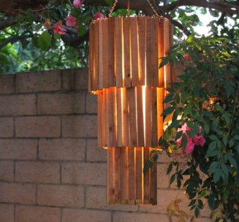 Make an Outdoor Rustic Chandelier – an easy DIY