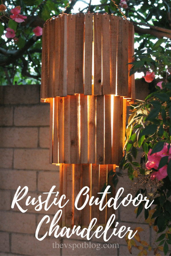 Outdoor Rustic Chandelier An Easy Diy, Making A Rustic Outdoor Chandelier Diy
